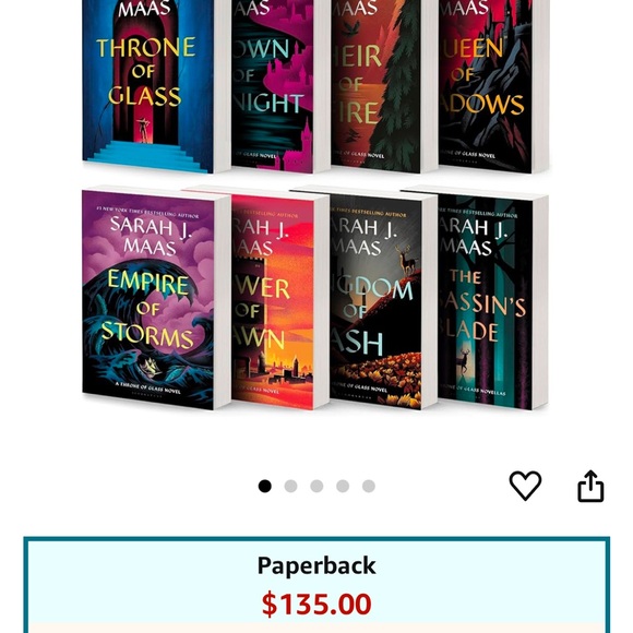 sarah maas Other - Sarah Maas Throne of Glass entire 8 book collection